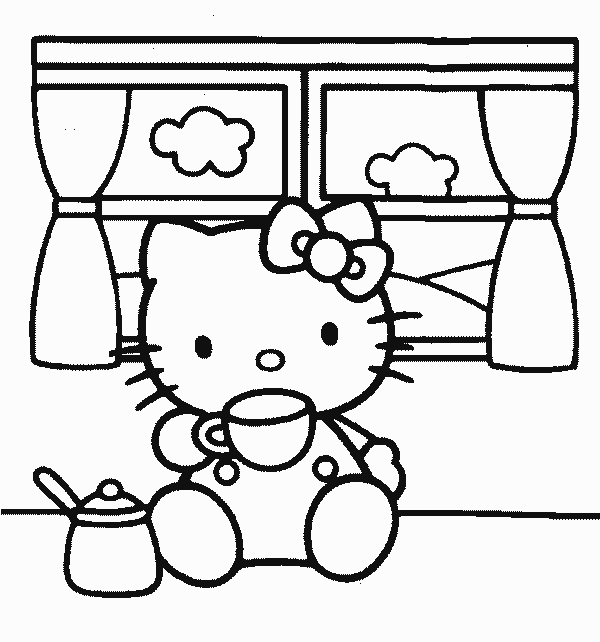 Hello Kitty kolorowanki